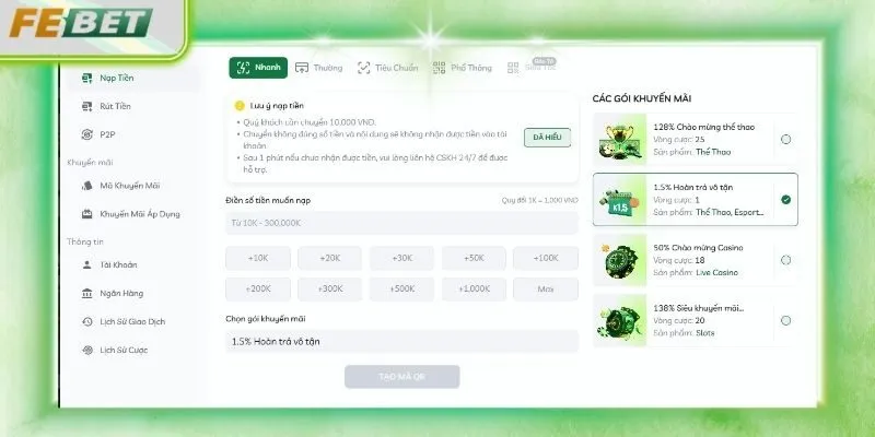 Quy trình nhận tiền về ví cá nhân